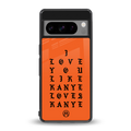 love like kanye back phone cover | glass case for google pixel 8 pro