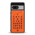love like kanye back phone cover | glass case for Google Pixel 8