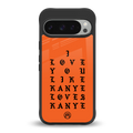 love like kanye back phone cover | glass case for google pixel 9 pro