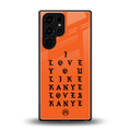 love like kanye back phone cover | glass case for samsung galaxy s25 ultra