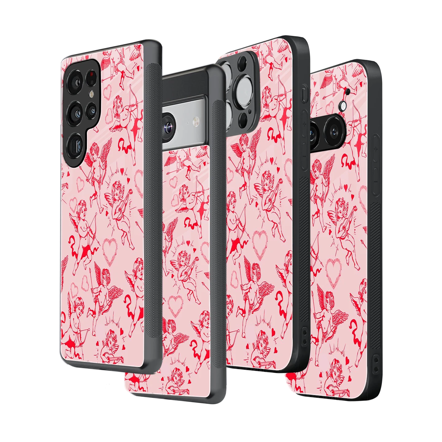 Stylish Glass Back Case for All Smartphones iPhone, Samsung, OnePlus, Pixel, Redmi, Oppo, Vivo, Motorola