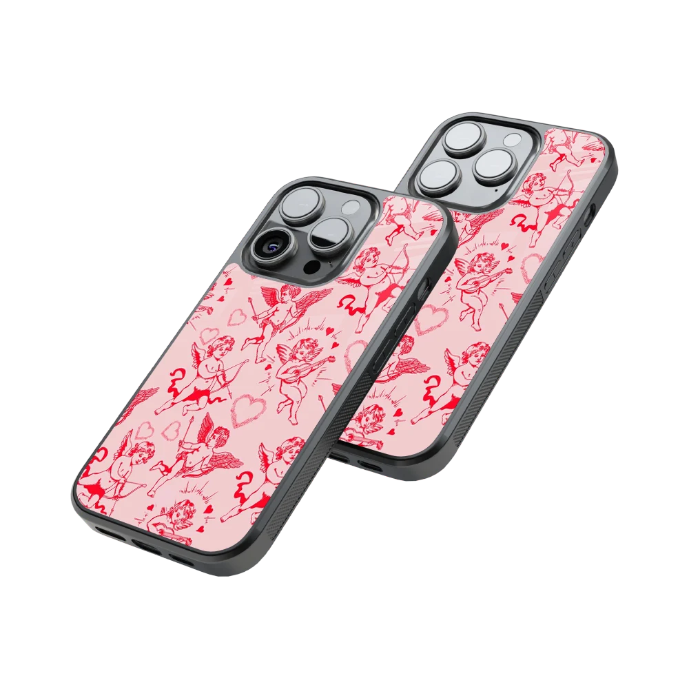 Protective Glass Back Phone Case Compatible with iPhone, Samsung, OnePlus, Pixel & More