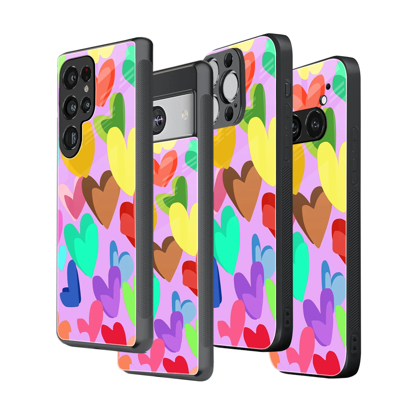 Stylish Glass Back Case for All Smartphones iPhone, Samsung, OnePlus, Pixel, Redmi, Oppo, Vivo, Motorola