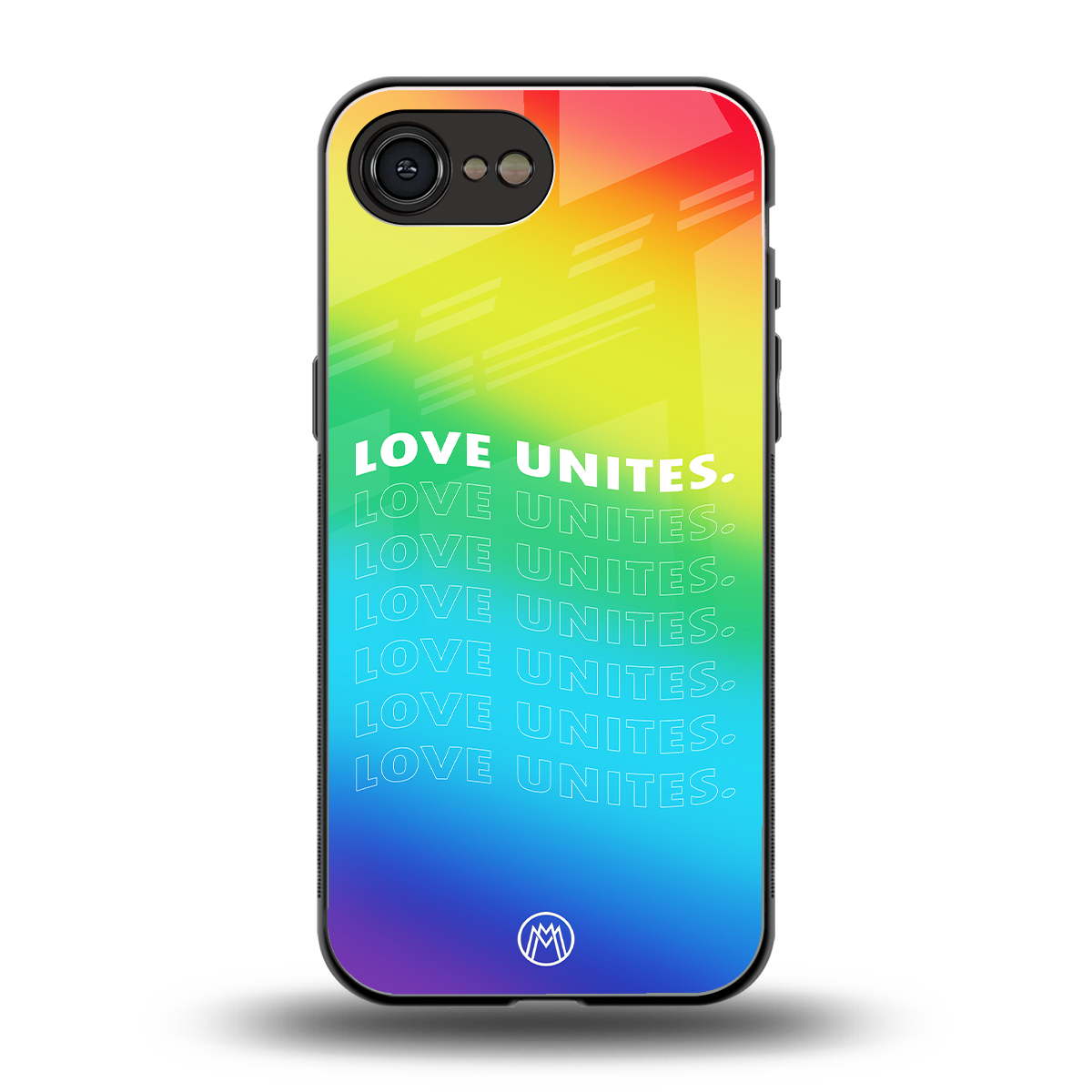 love unites back phone cover | glass case for iphone 16e