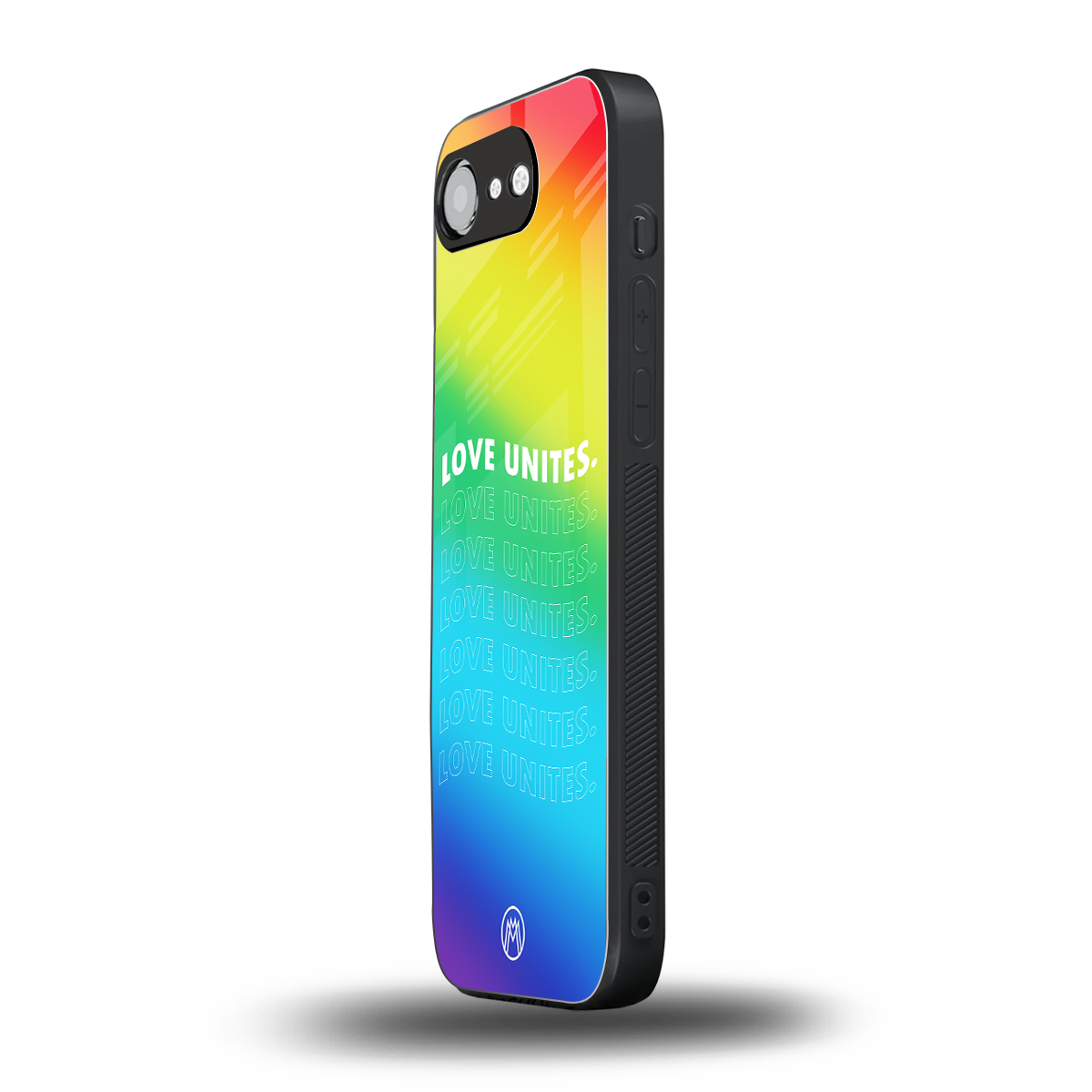 love unites back phone cover | glass case for iphone 16e