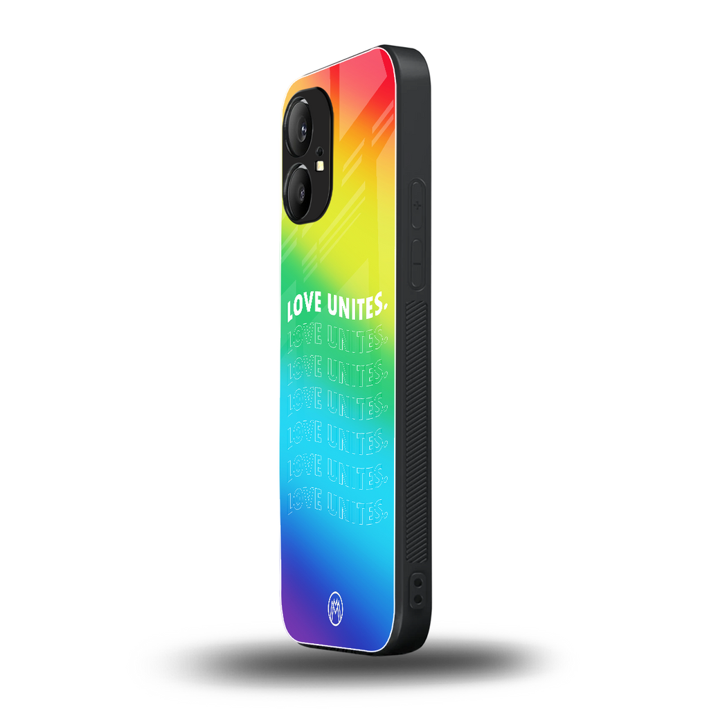 love unites back phone cover | glass case for nothing phone 1