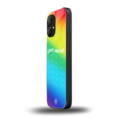 love unites back phone cover | glass case for nothing phone 1