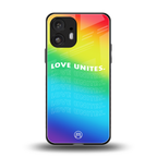 love unites back phone cover | glass case for nothing phone 2