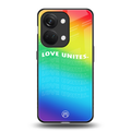 love unites back phone cover | glass case for oneplus nord 3