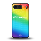 love unites back phone cover | glass case for oneplus nord 4