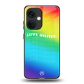 love unites back phone cover | glass case for oneplus nord ce 3