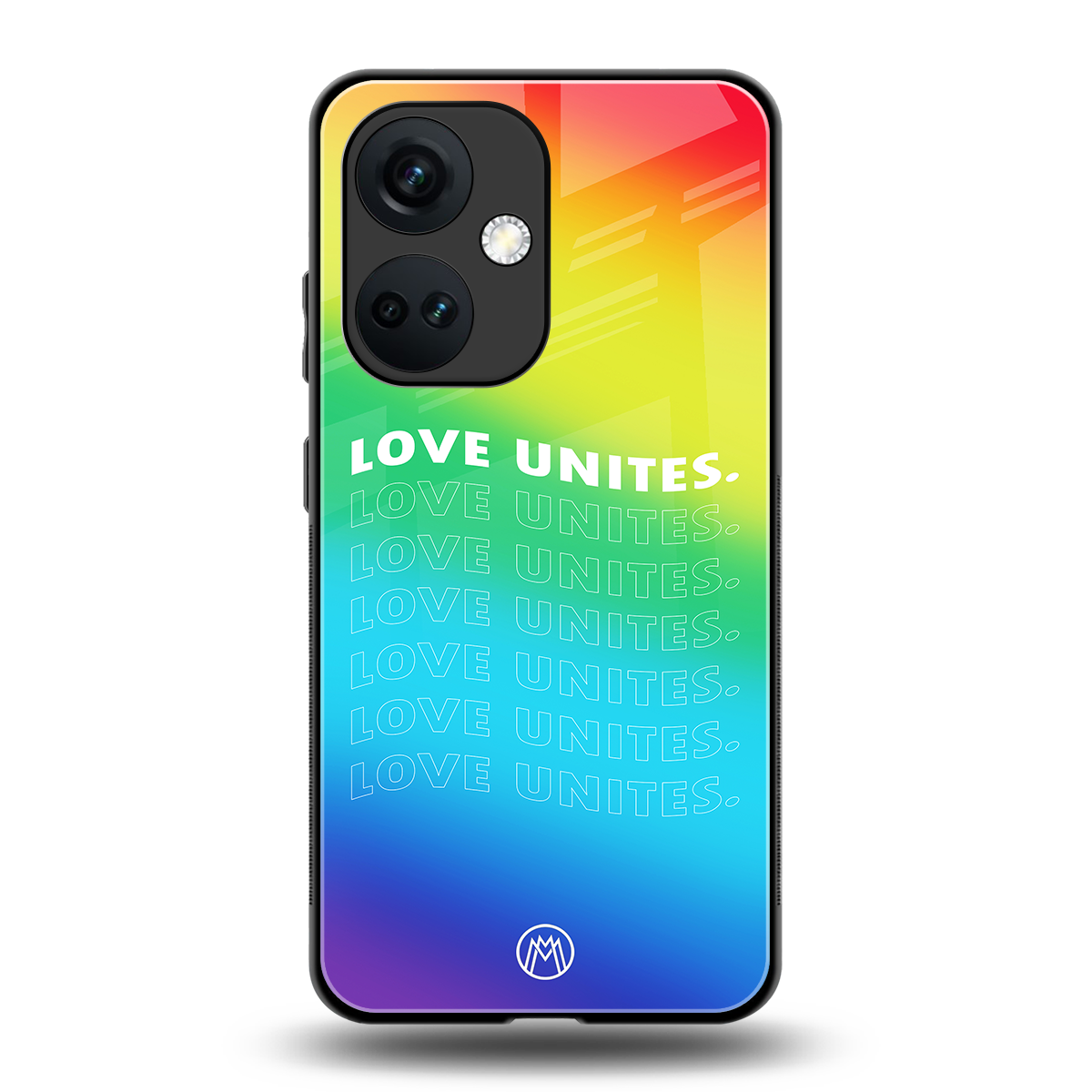 love unites back phone cover | glass case for oneplus nord ce 3