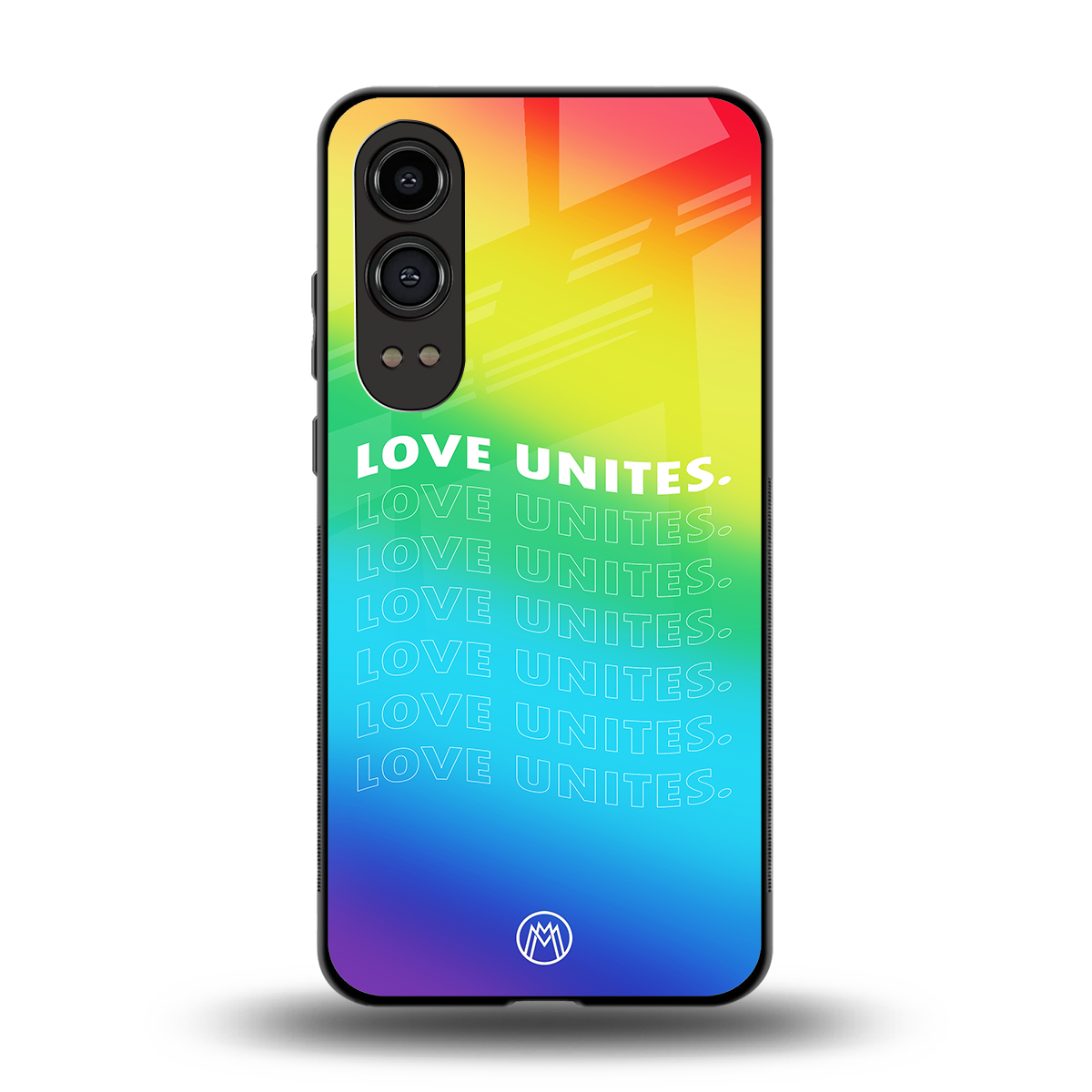 love unites back phone cover | glass case for oneplus nord ce 4 lite