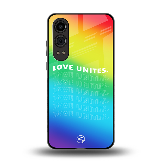 love unites back phone cover | glass case for oneplus nord ce 4 lite