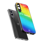 love unites back phone cover | glass case for oneplus nord ce 4 lite