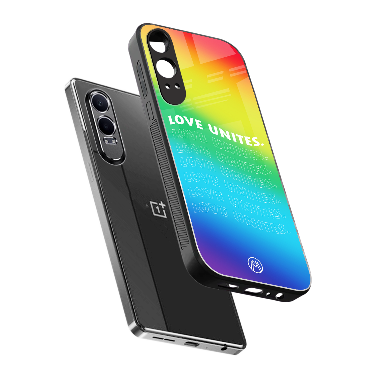 love unites back phone cover | glass case for oneplus nord ce 4 lite