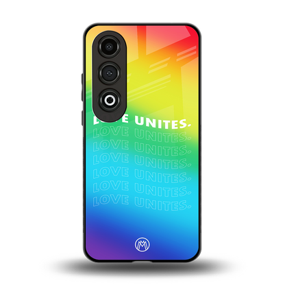 love unites back phone cover | glass case for oneplus nord ce 4