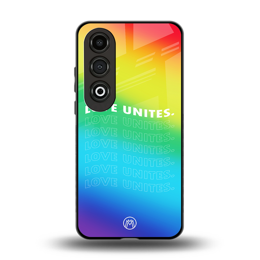 love unites back phone cover | glass case for oneplus nord ce 4