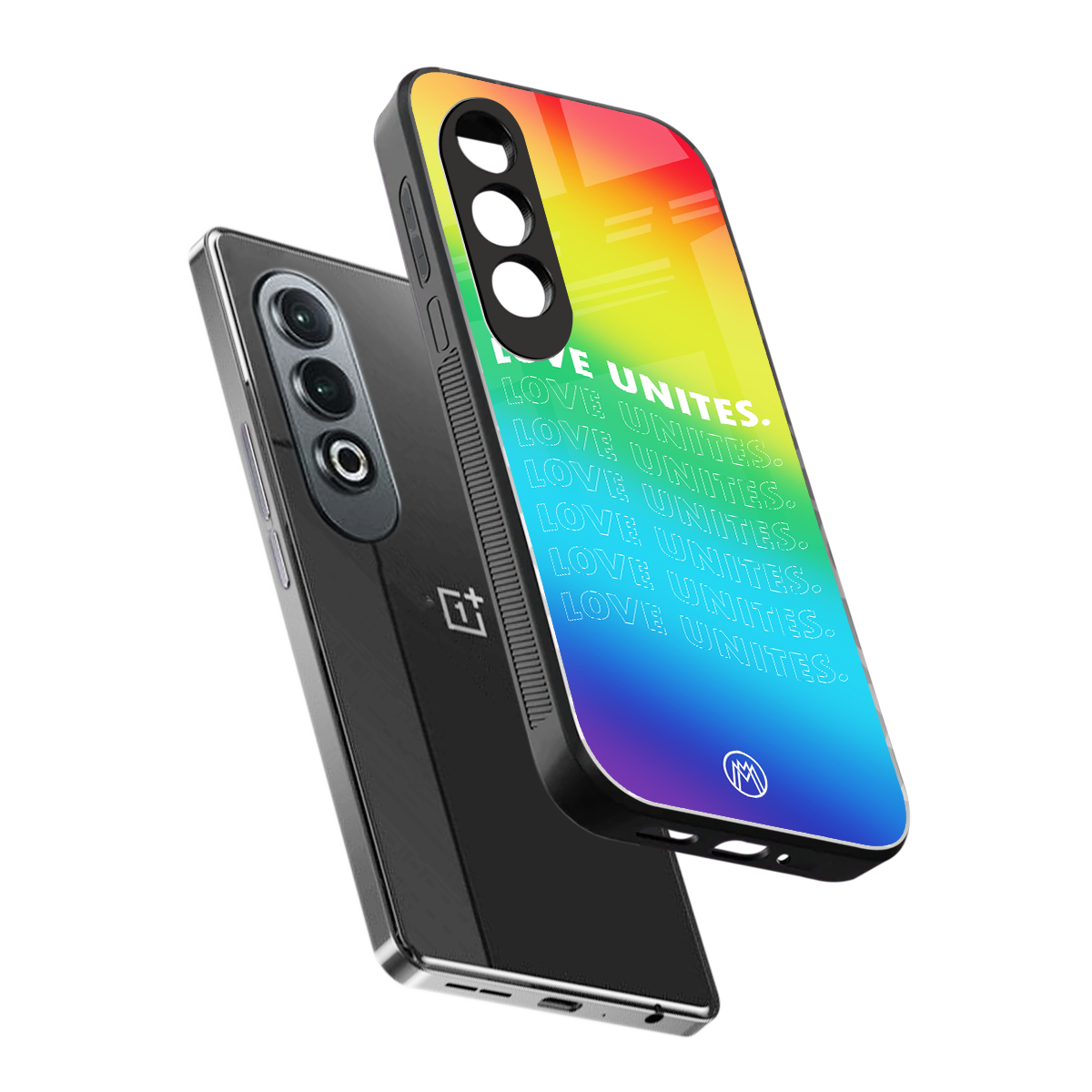 love unites back phone cover | glass case for oneplus nord ce 4