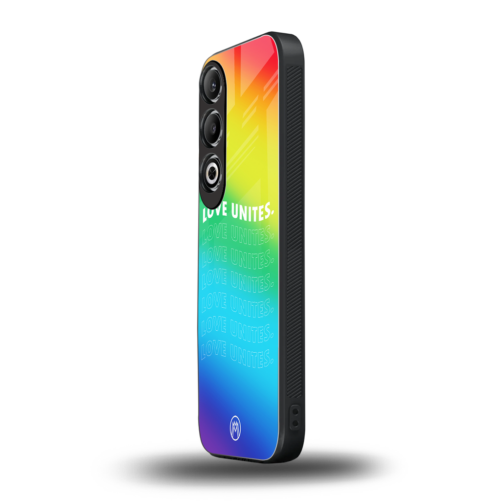 love unites back phone cover | glass case for oneplus nord ce 4