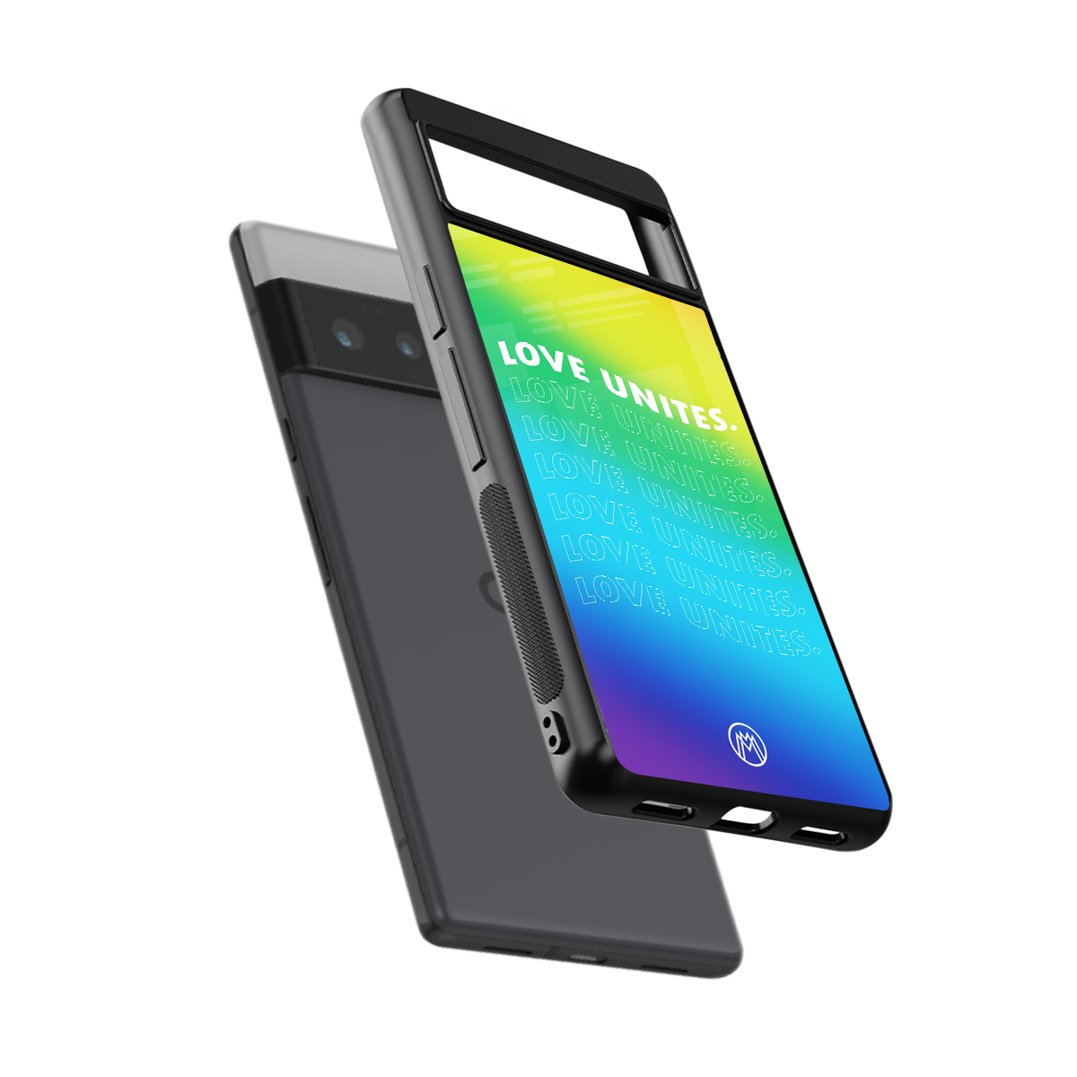 love unites back phone cover | glass case for google pixel 6 pro