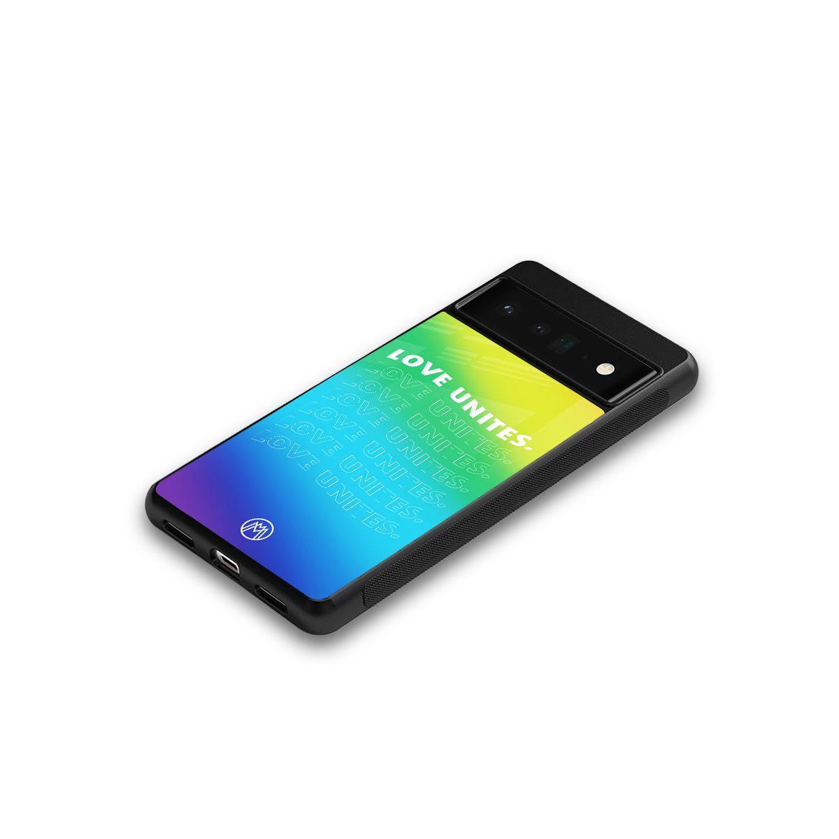 love unites back phone cover | glass case for google pixel 6 pro