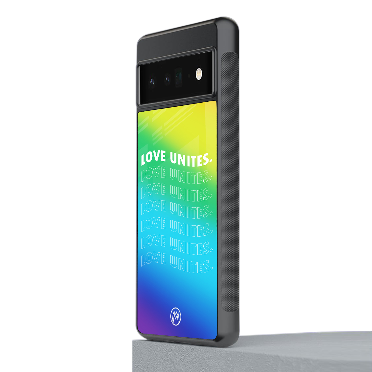 love unites back phone cover | glass case for google pixel 6 pro