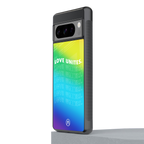 love unites back phone cover | glass case for google pixel 8 pro