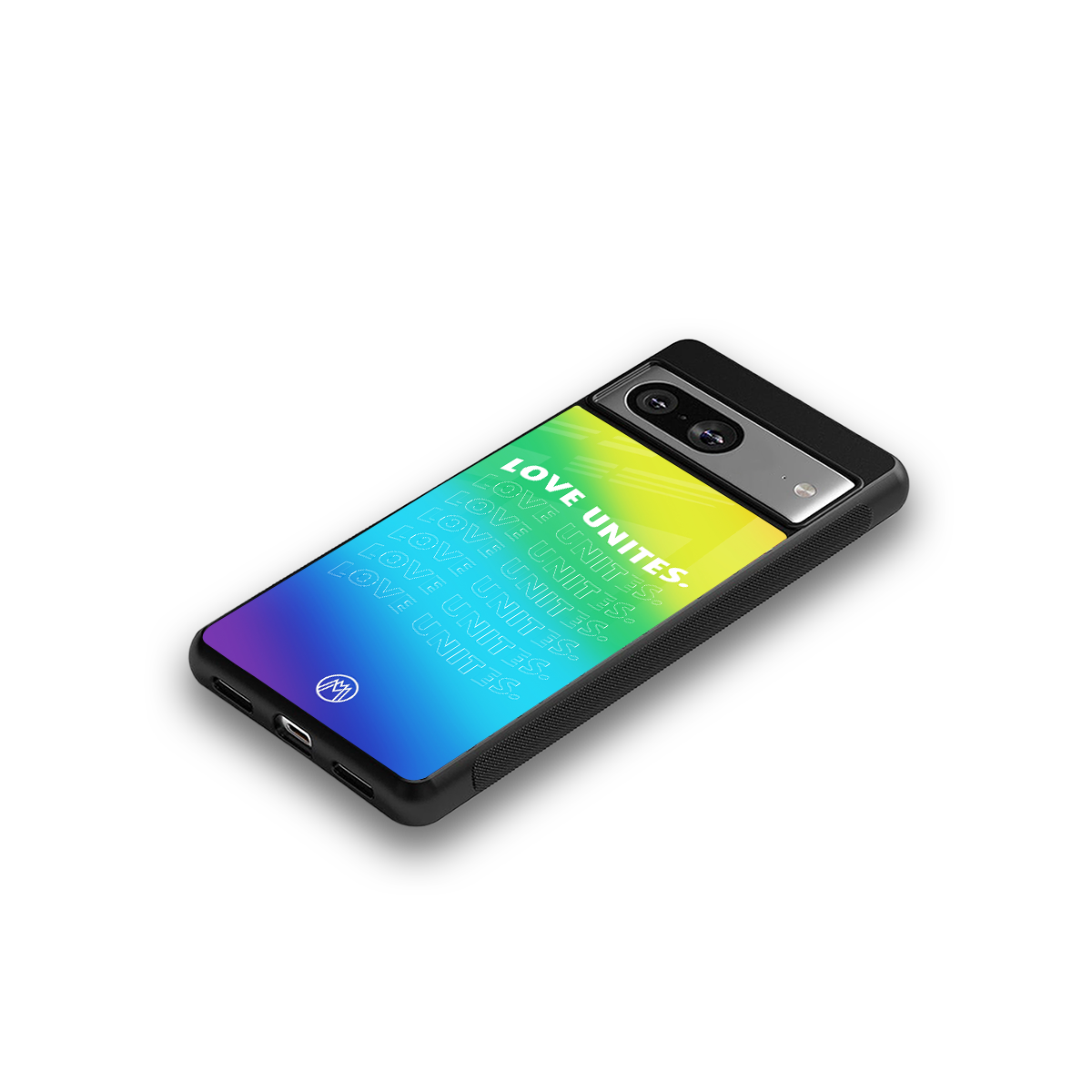 love unites back phone cover | glass case for Google Pixel 8