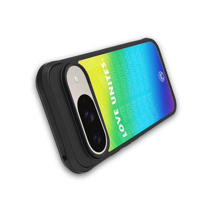 love unites back phone cover | glass case for google pixel 9