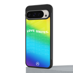 love unites back phone cover | glass case for google pixel 9 pro xl