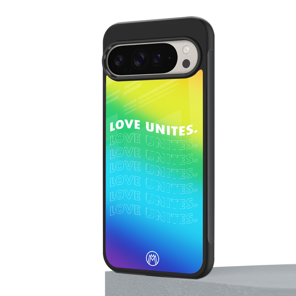 love unites back phone cover | glass case for google pixel 9 pro xl