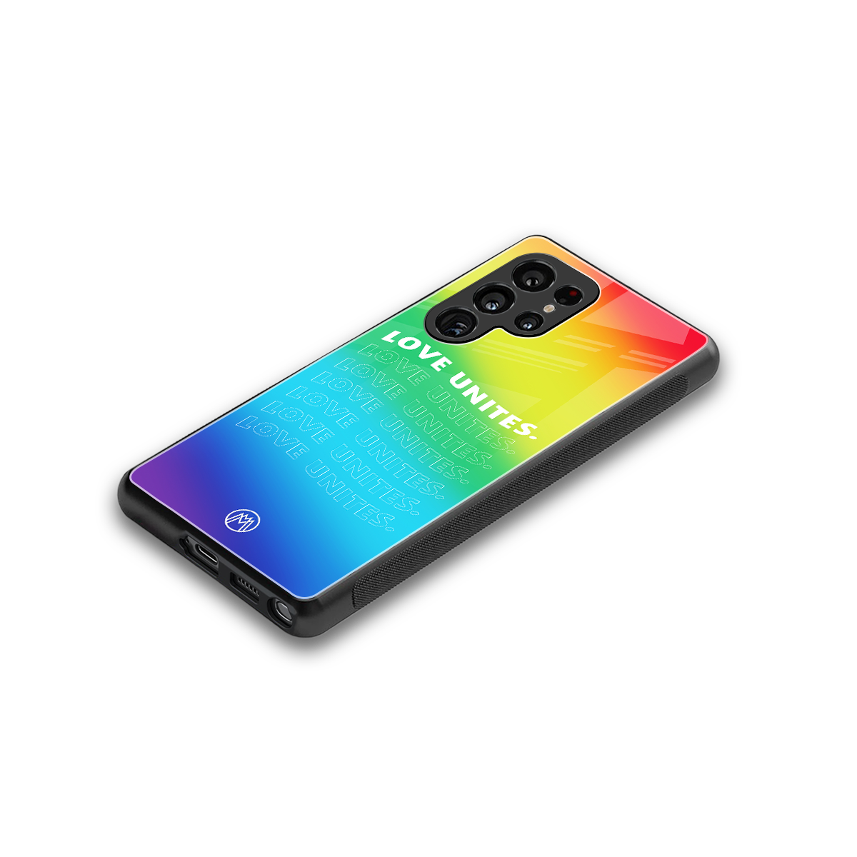love unites back phone cover | glass case for samsung galaxy s25 ultra