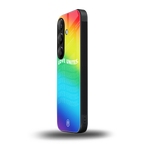 love unites back phone cover | glass case for samsung galaxy s23 plus