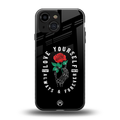 love yourself back phone cover | glass case for iphone 13 mini