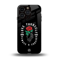 love yourself back phone cover | glass case for iphone 13 pro