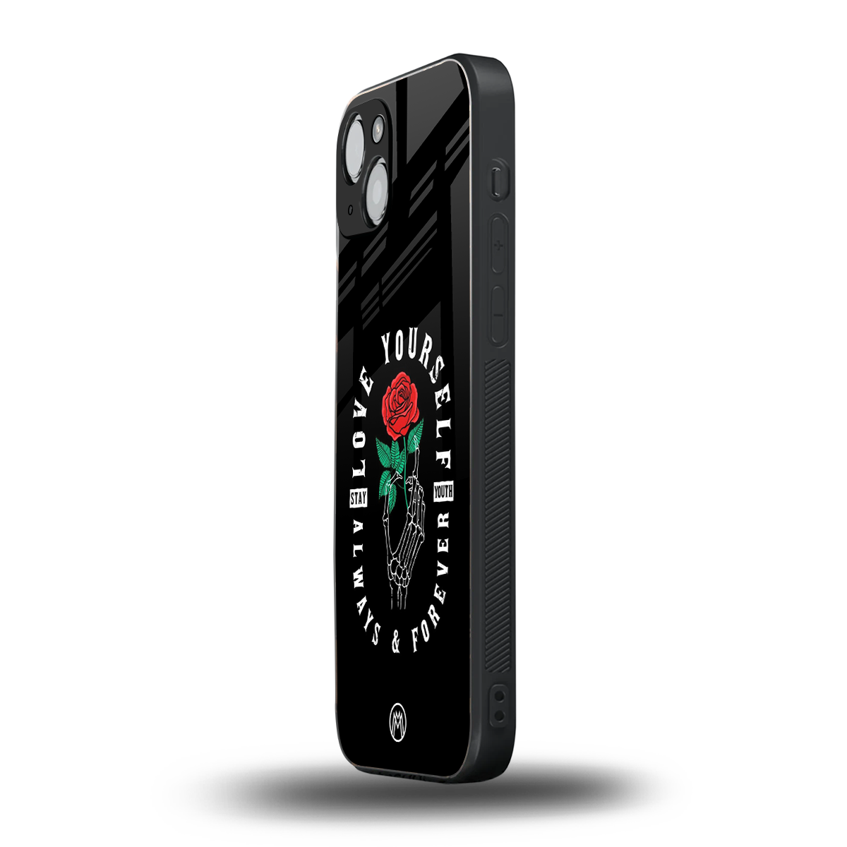 love yourself back phone cover | glass case for iphone 15