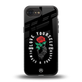 love yourself back phone cover | glass case for iphone 16e