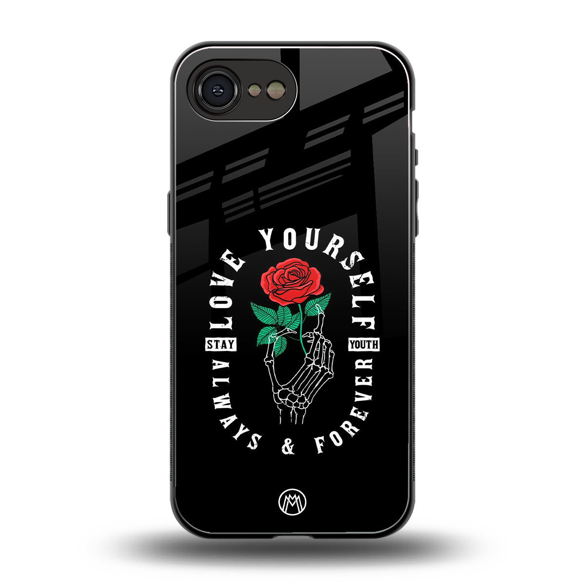 love yourself back phone cover | glass case for iphone 16e