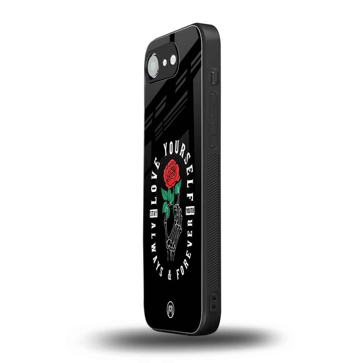 love yourself back phone cover | glass case for iphone 16e