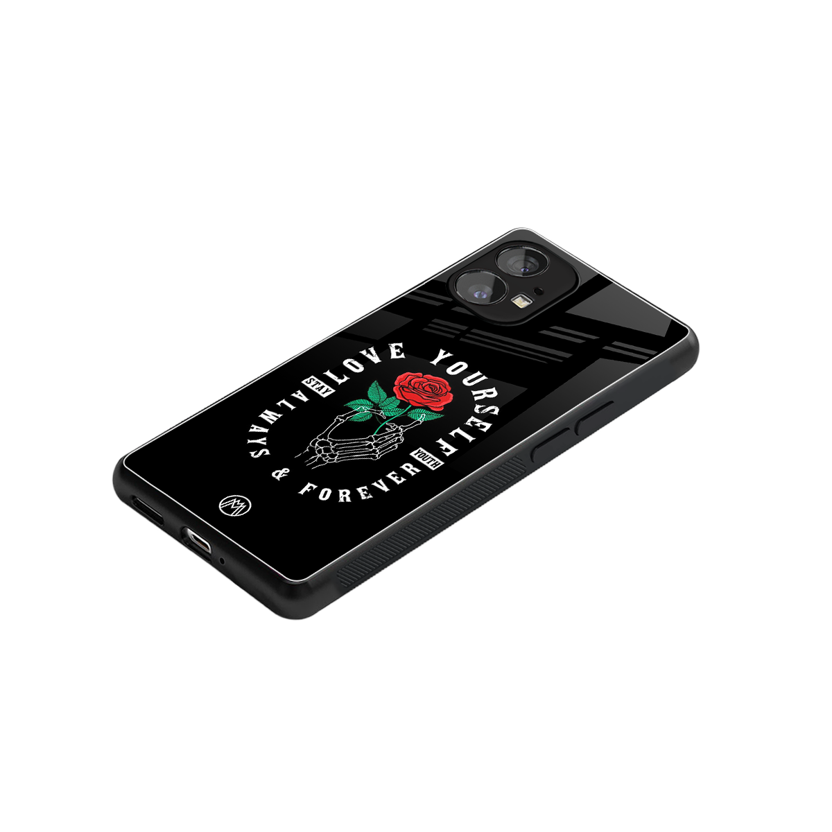love yourself back phone cover | glass case for nothing phone 1