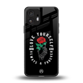 love yourself back phone cover | glass case for nothing phone 2