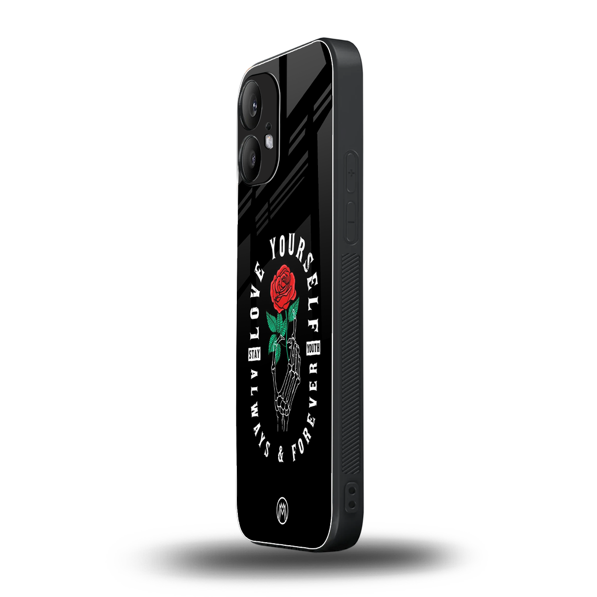 love yourself back phone cover | glass case for nothing phone 2