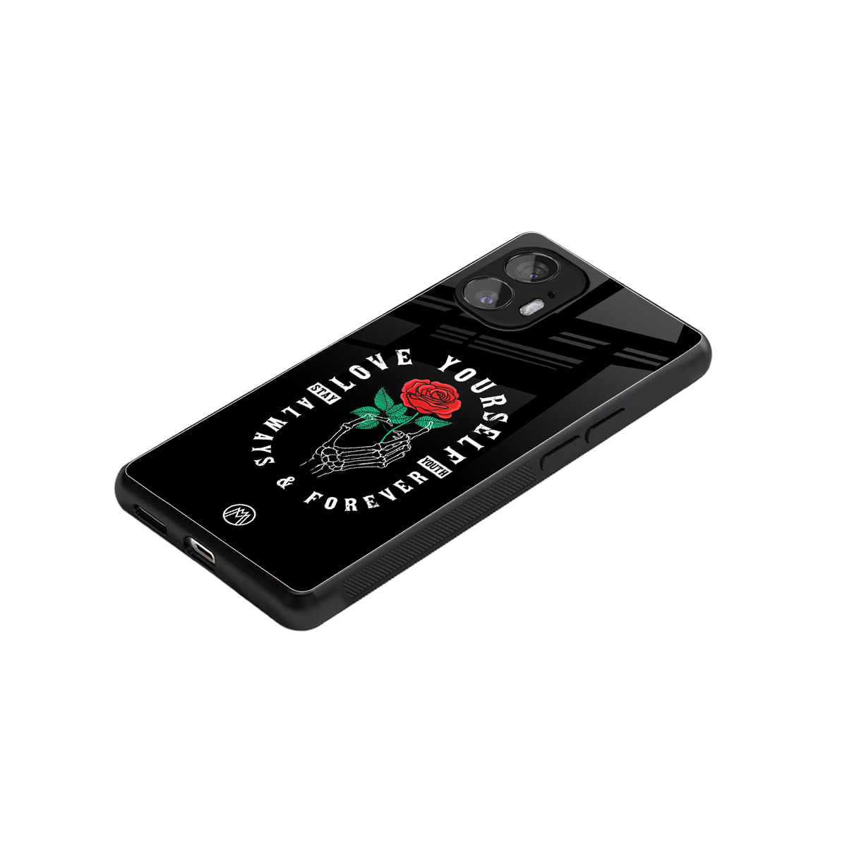 love yourself back phone cover | glass case for nothing phone 2