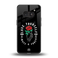 love yourself back phone cover | glass case for nothing phone 2a