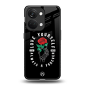 love yourself back phone cover | glass case for oneplus nord 3