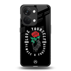 love yourself back phone cover | glass case for oneplus nord 3