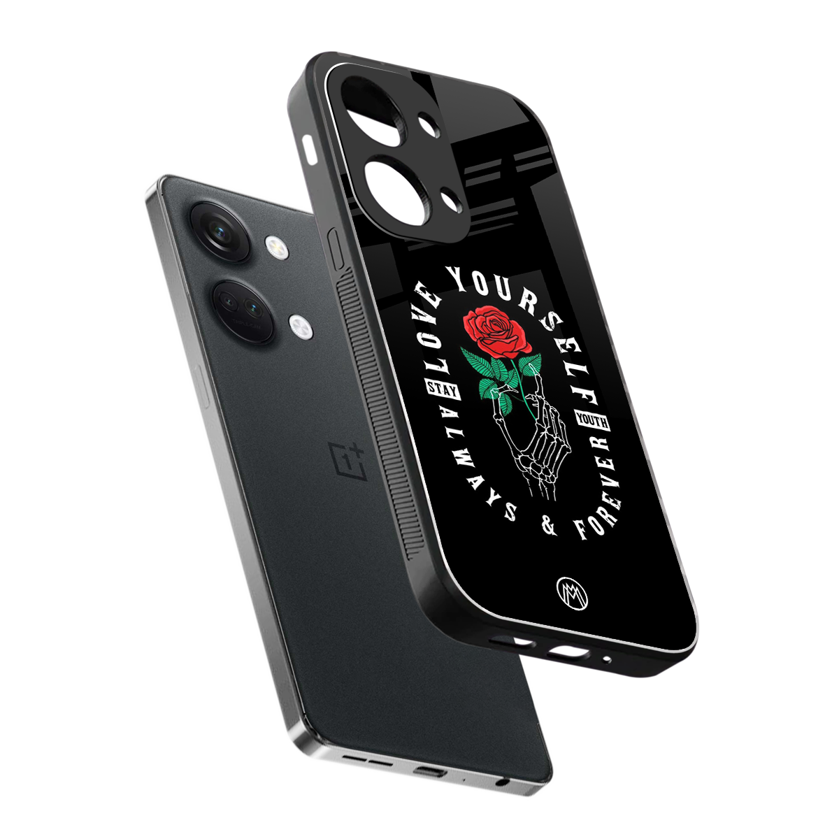 love yourself back phone cover | glass case for oneplus nord 3