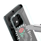 love yourself back phone cover | glass case for oneplus nord 3
