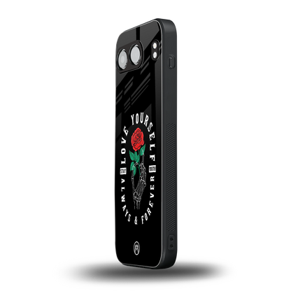 love yourself back phone cover | glass case for oneplus nord 4